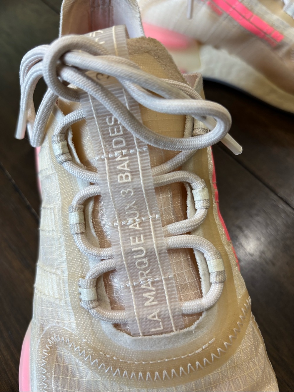 Adidas NMD_V3 Wonder White Pink Boost Sneakers Women’s Size 7 GX5785 - Picture 7 of 14